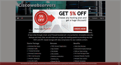 Desktop Screenshot of ciscowebservers.com
